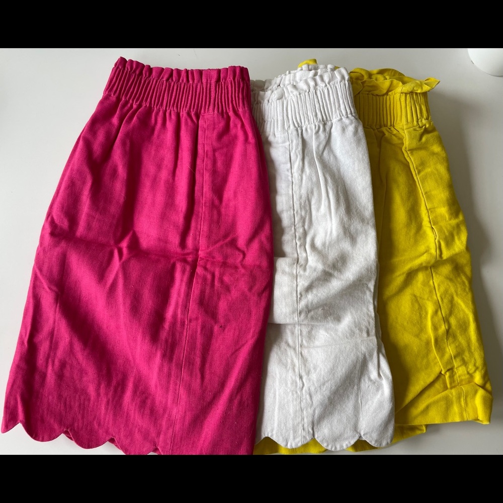 J Crew scalloped skirts bundle